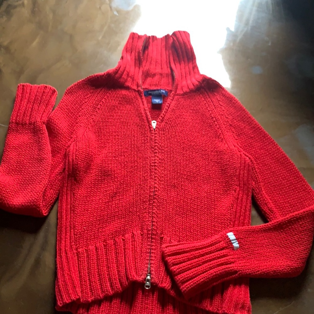 Abercrombie and Fitch zipper cable jacket